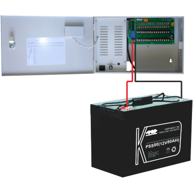8A wall mount power supply with 4A charger PSS power supplies