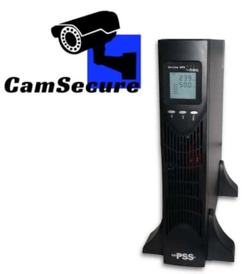 Cam secure UPS for CCTV