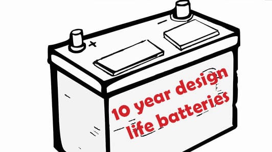 10 Year Design Life Batteries zoom in view